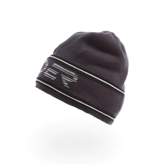 Retro Logo Knit Hat - Ebony