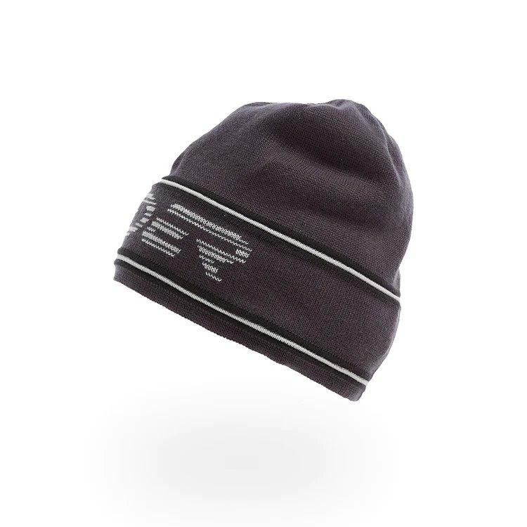 Retro Logo Knit Hat - Ebony