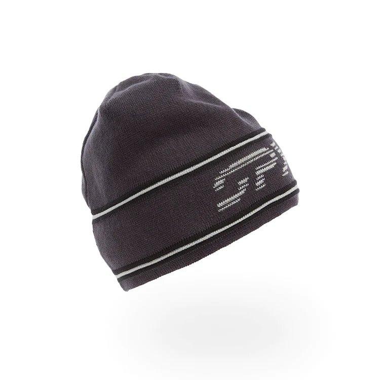 Retro Logo Knit Hat - Ebony