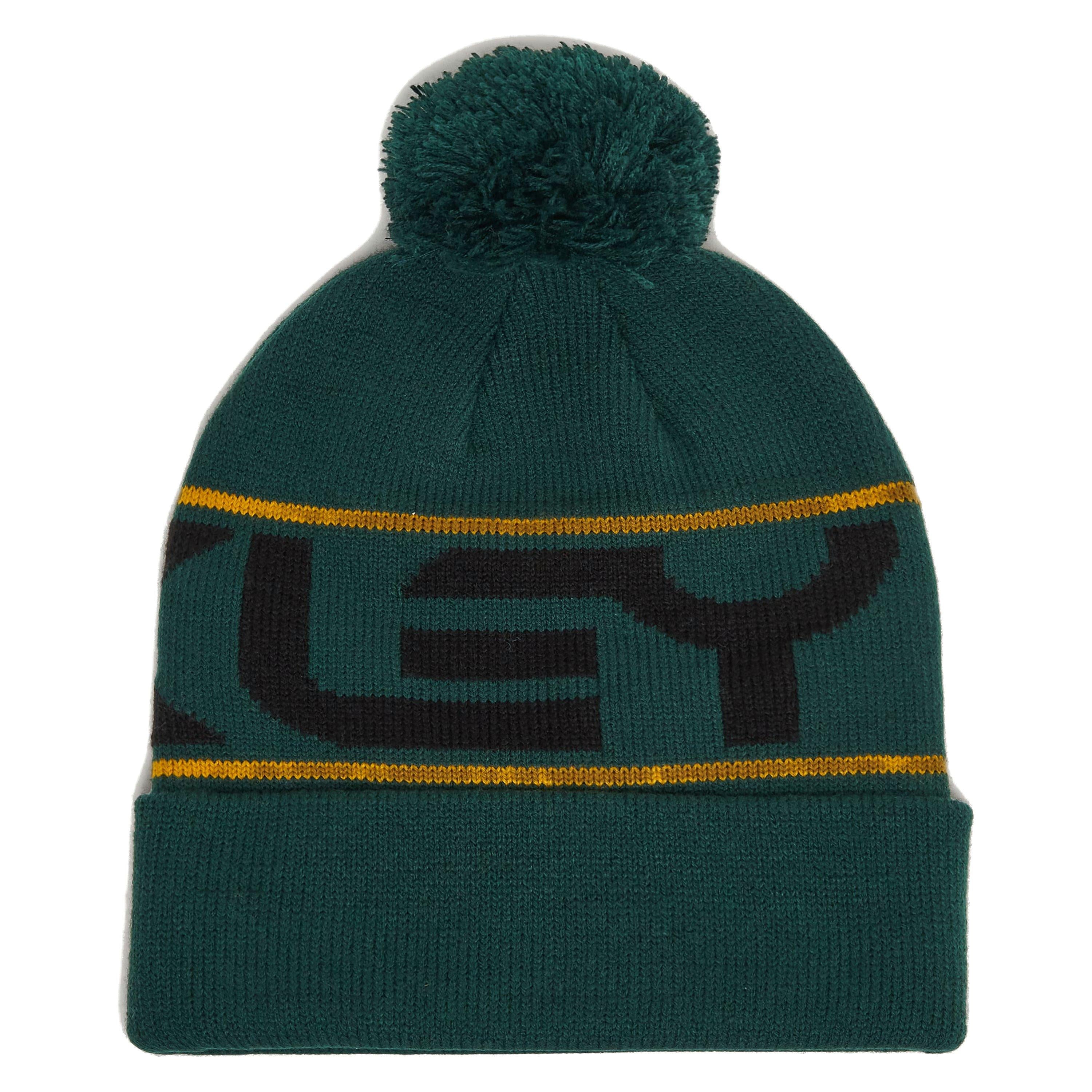 Factory Cuff Beanie - Hunter Green/Yellow