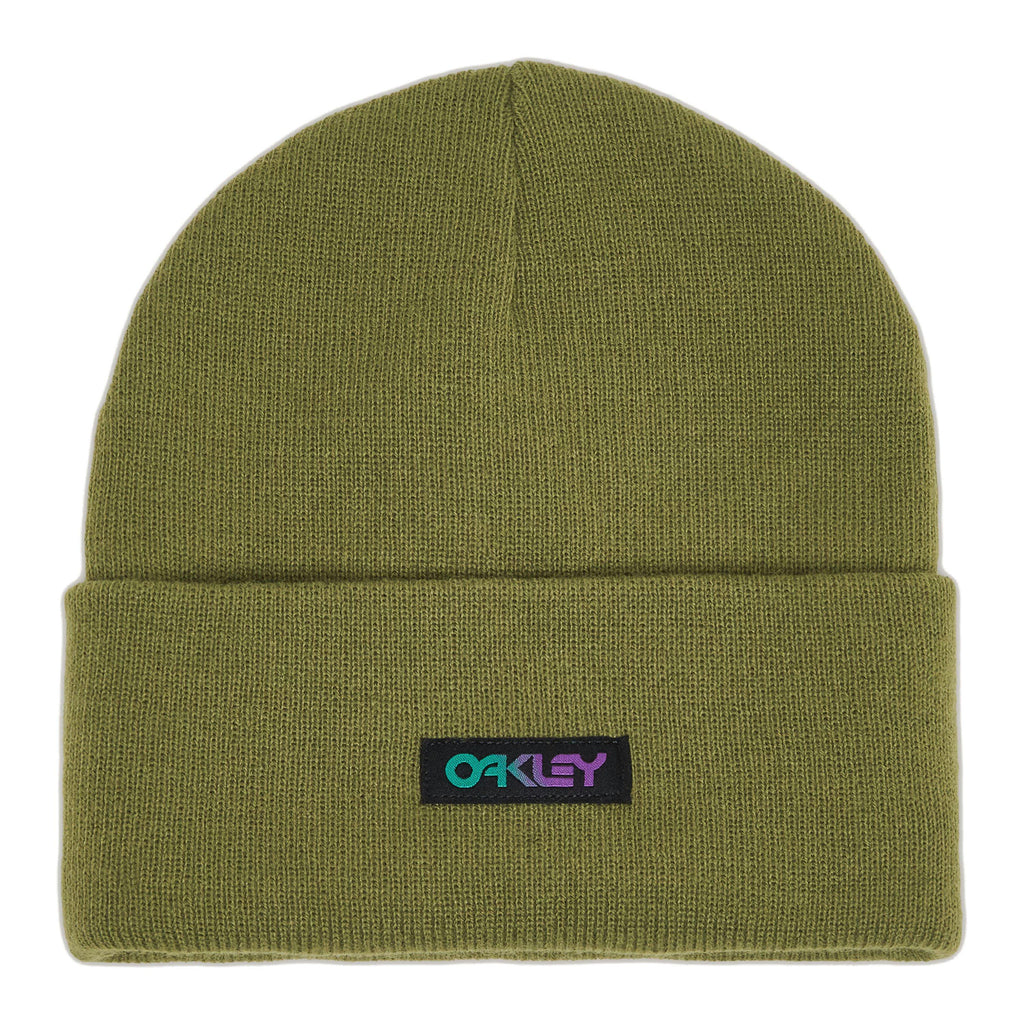 Unisex Gradient Patch Beanie - Green
