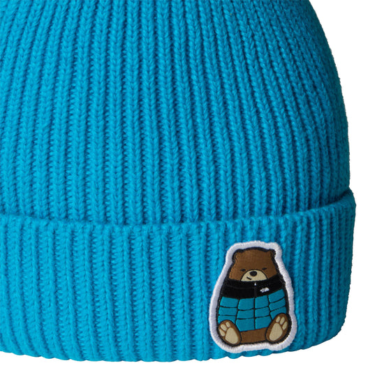 Kids' TNF Logo Box Cuffed Beanie - Blue