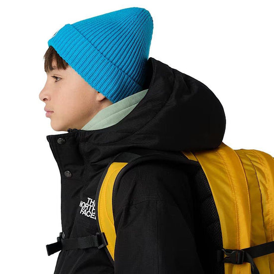 Kids' TNF Logo Box Cuffed Beanie - Blue