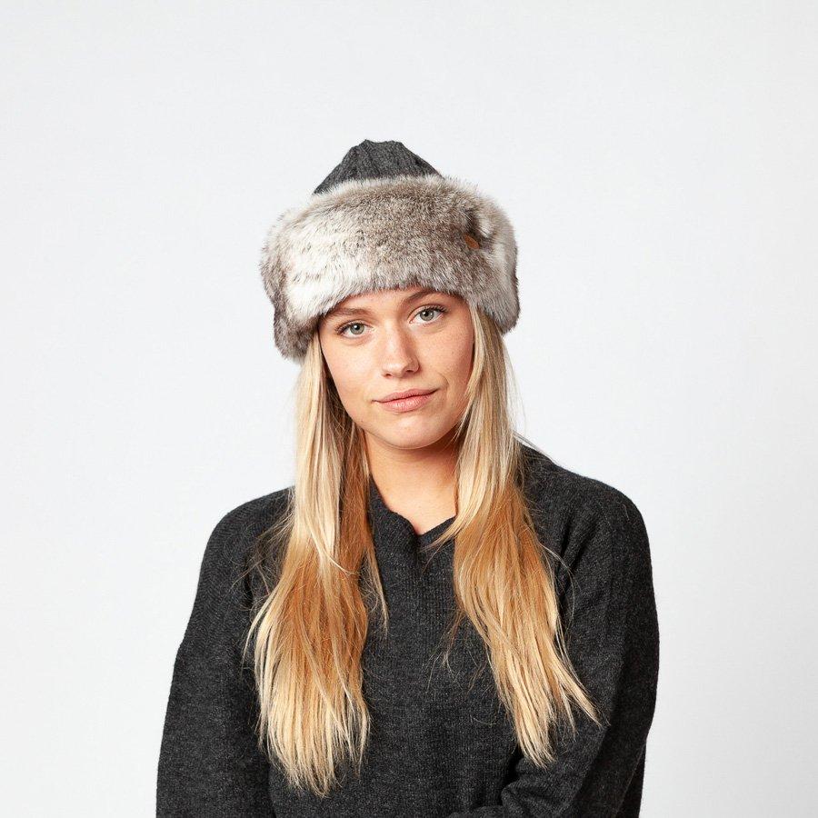 Fur Cable Bandhat - Grey