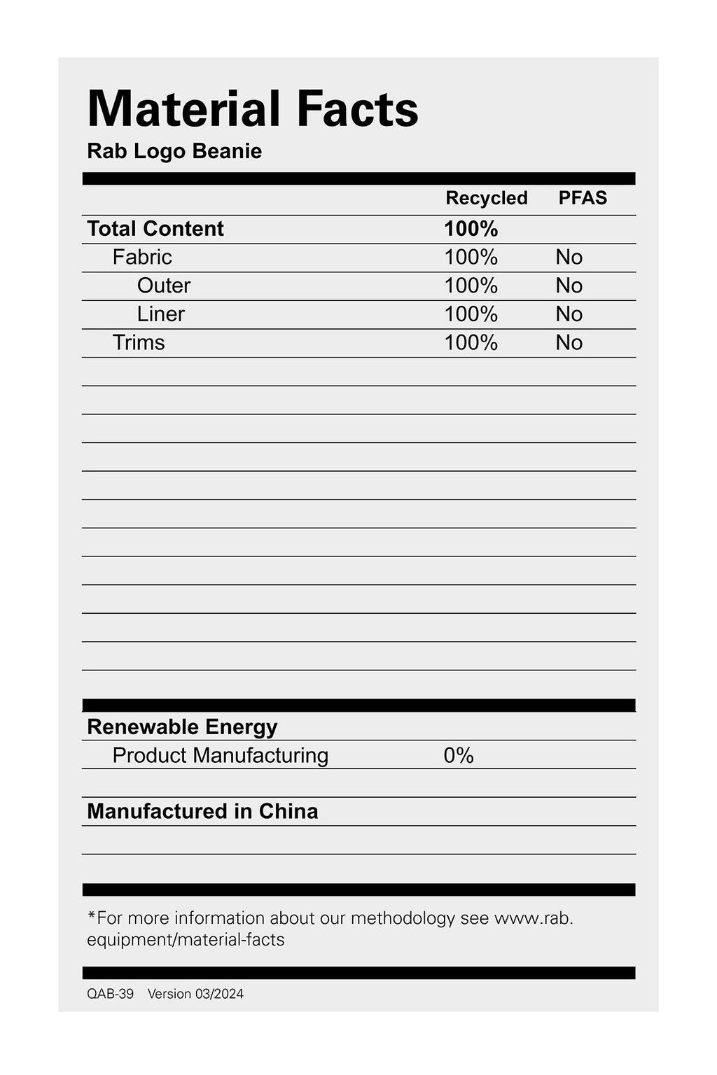 Unisex Logo Beanie - Anthracite / Granite