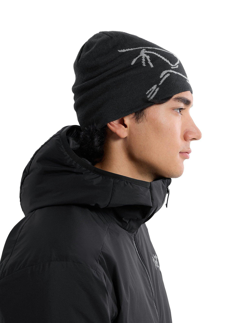 Unisex Lightweight Bird Head Toque - Black / Void