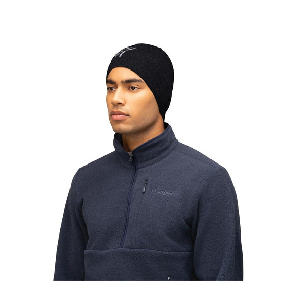 Unisex 29 Light Merino Logo Beanie - Black