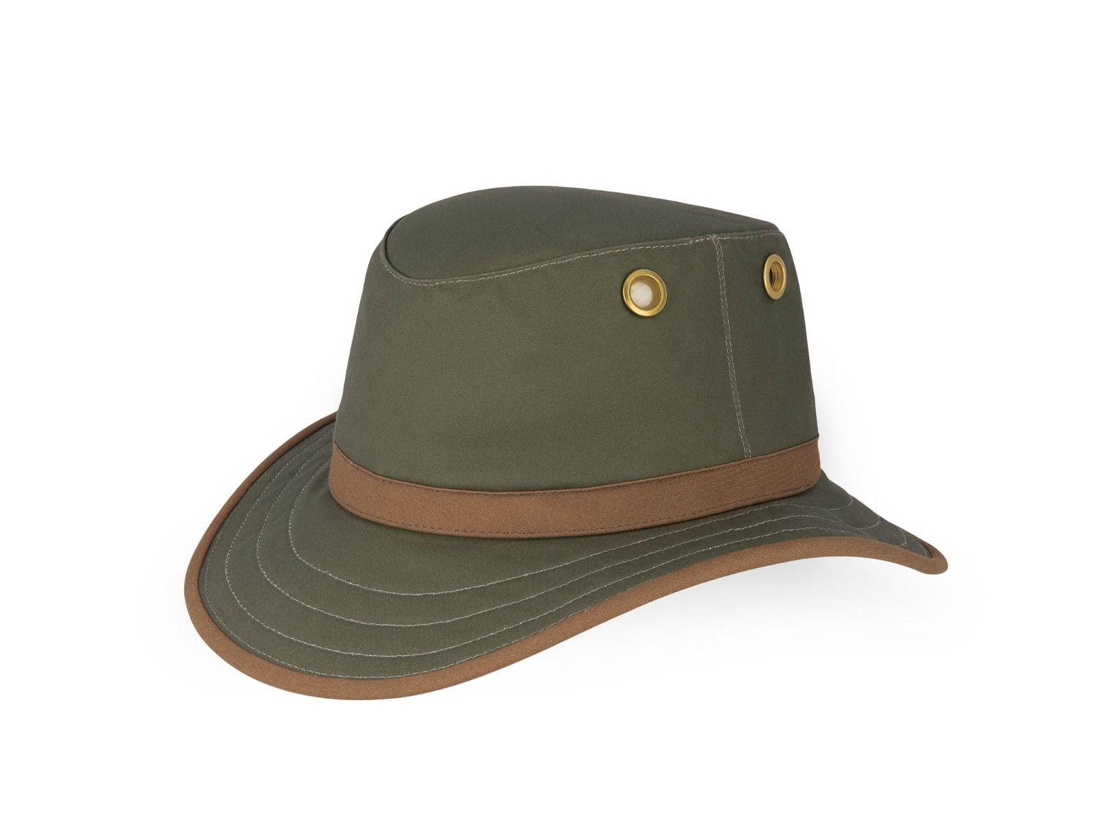 Unisex TWC7 Outback Waxed Hat - Green/British Tan