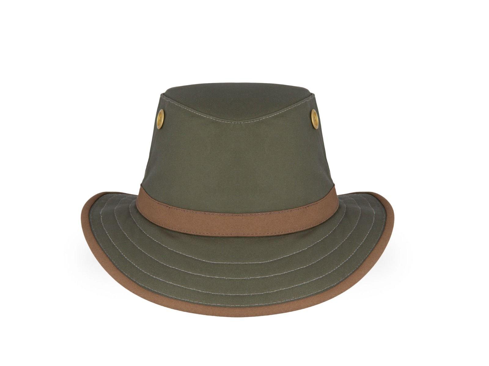 Unisex TWC7 Outback Waxed Hat - Green/British Tan