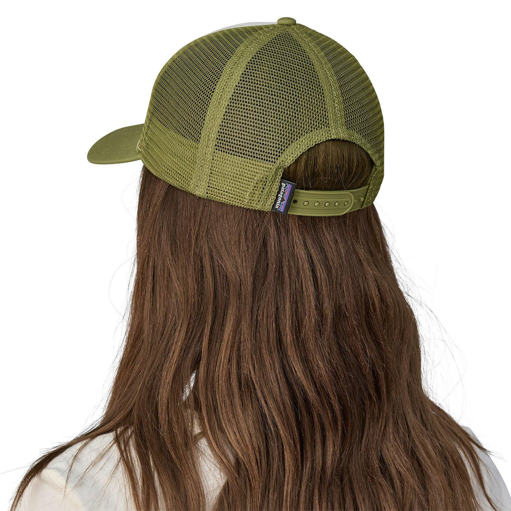 Unisex P6 Logo LoPro Trucker Hat - Green / White