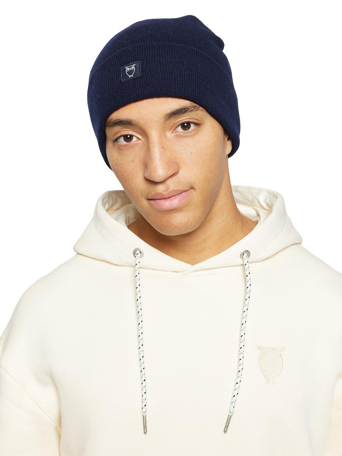 Men's Wool Beanie - Navy
