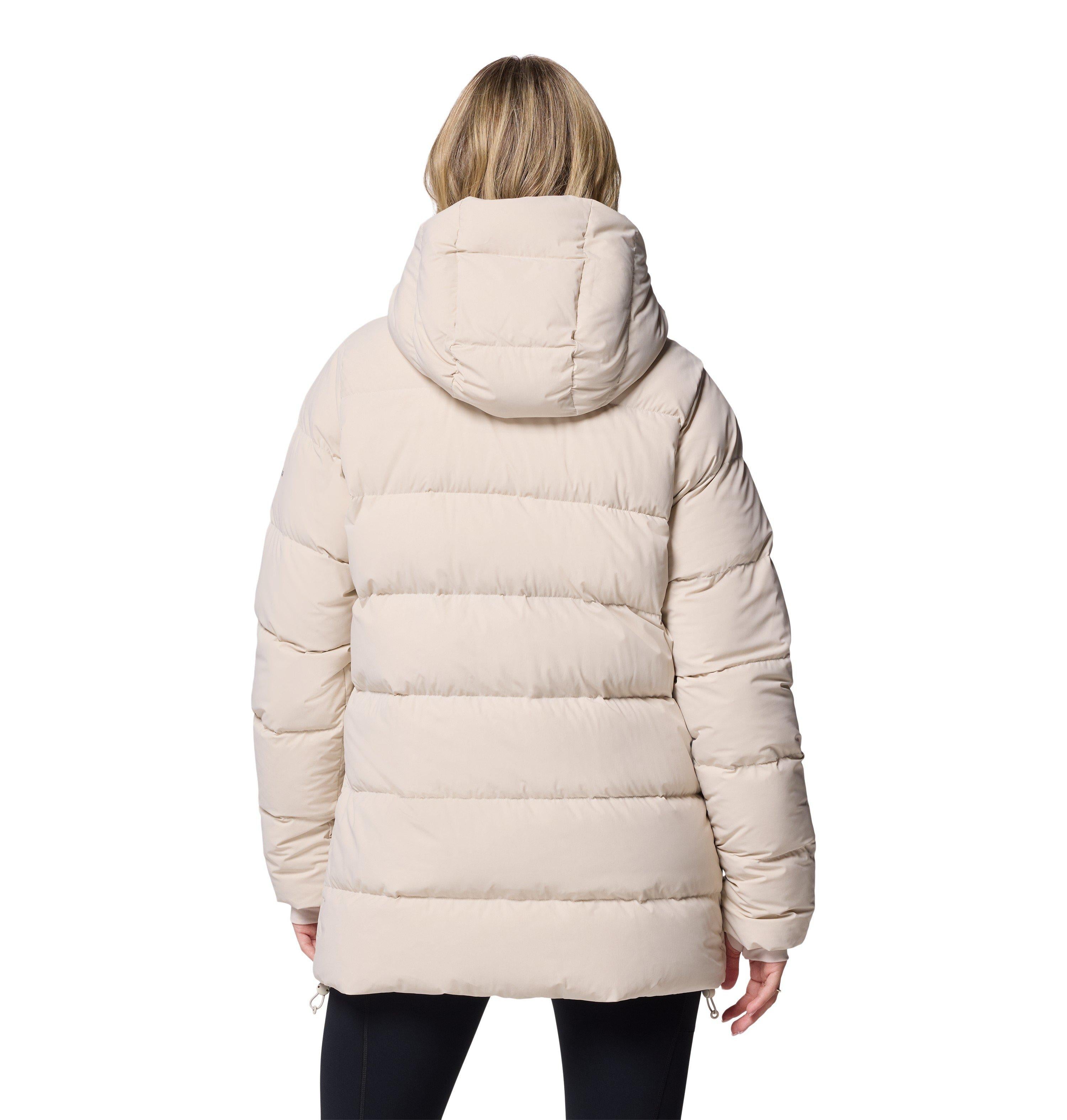 Women's Amaze Puff Mid Hooded Down Jacket - Cream