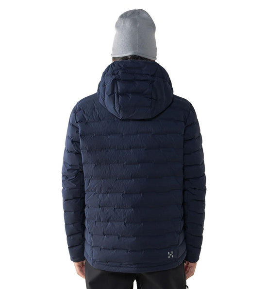 Men's Spitz Down Hooded Jacket - Navy