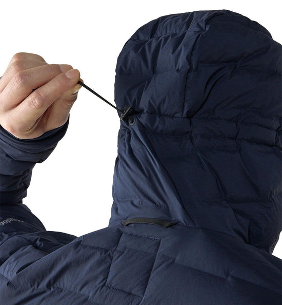 Men's Spitz Down Hooded Jacket - Navy