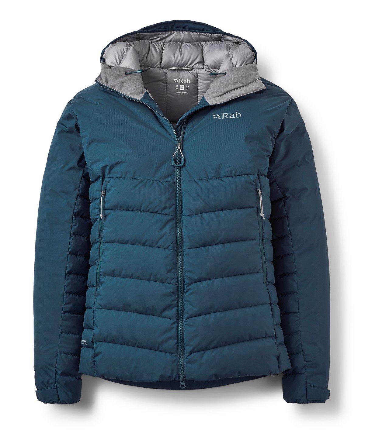 ジャケット・アウター Rab gore-Tex Infinity Down Jacket UKL Rab Men's Infinity Windstopper Hooded Down Jacket - Blue | Tiso