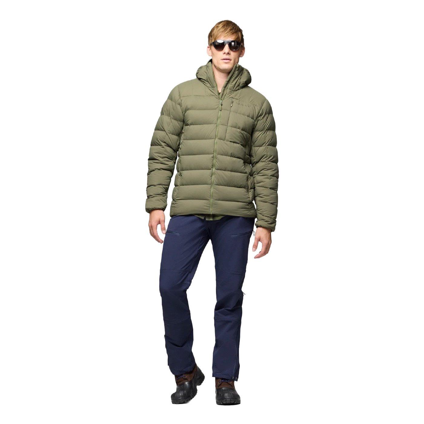 Men's Femund Down700 Zip Hooded Jacket - Green
