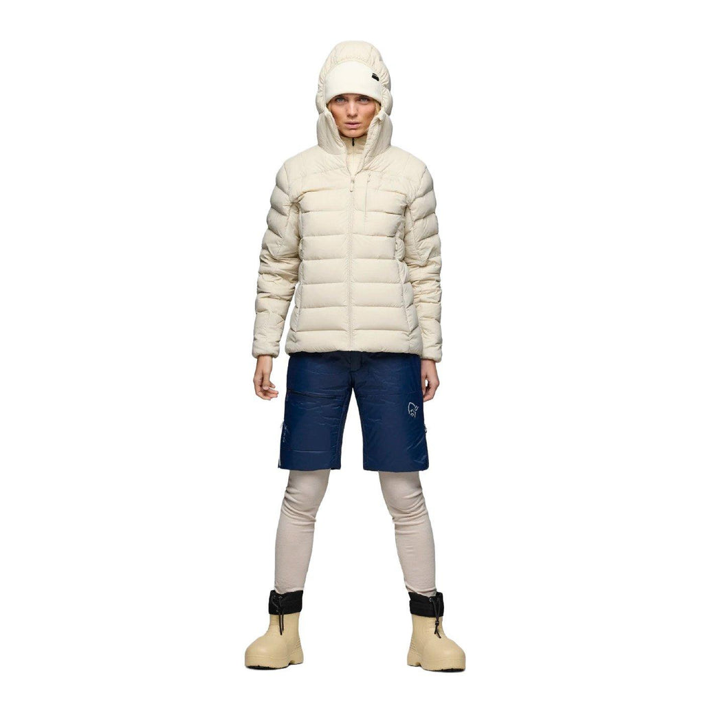 Women's Femund Down700 Zip Hooded Jacket - Cream