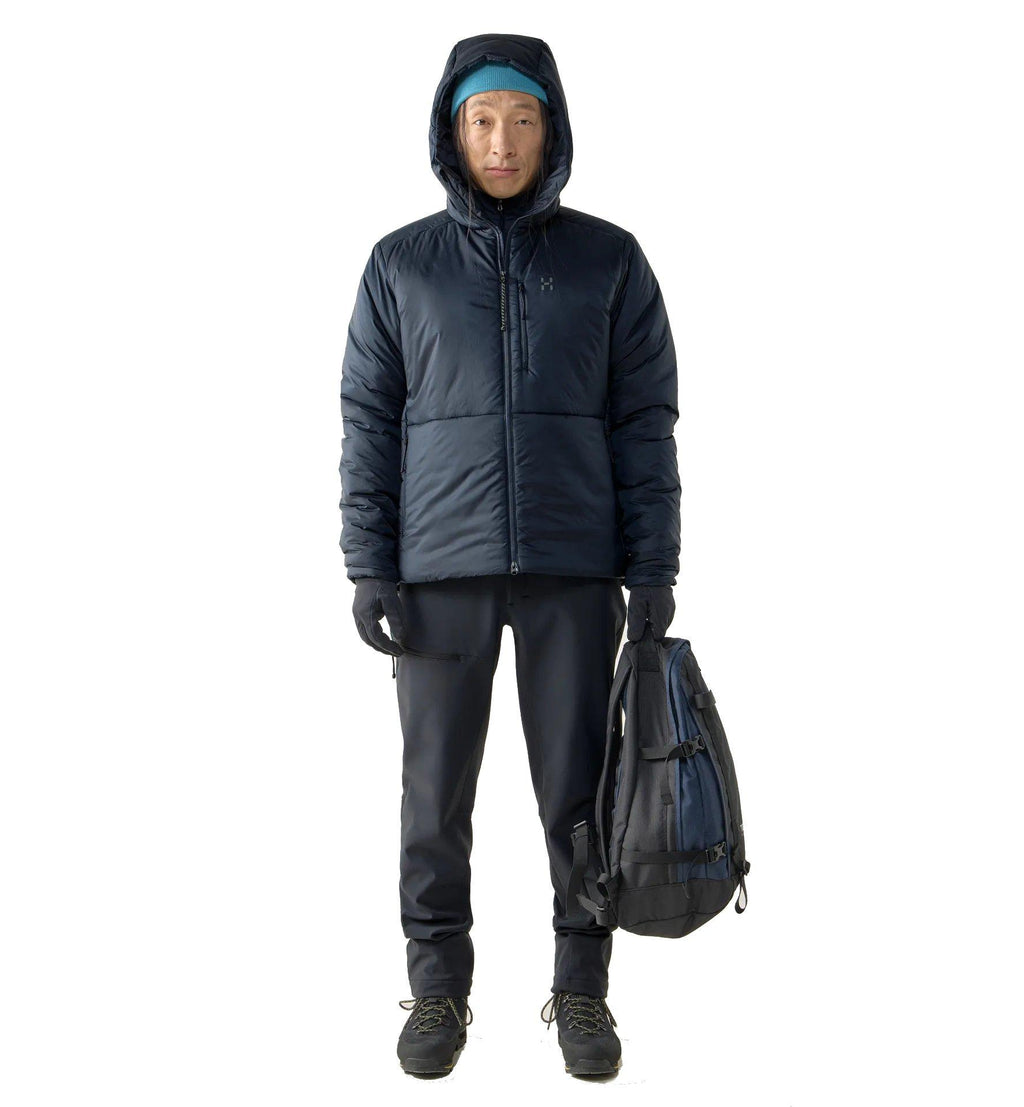 Men's Breeze Mimic Hooded Jacket - Navy