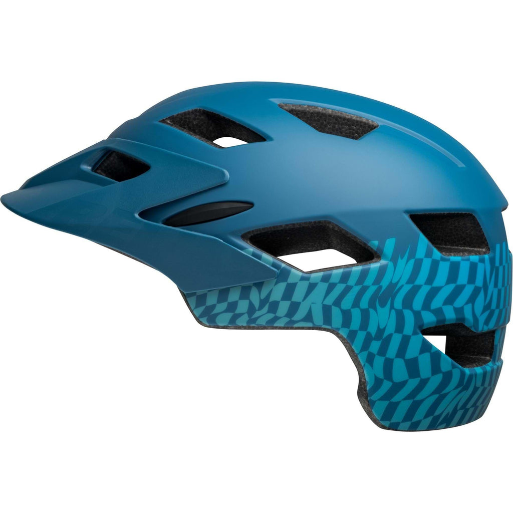 bell rally fins child bike helmet blue Bell Kids' Sidetrack Helmet - Blue
