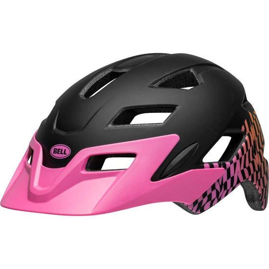 Kids' Sidetrack Helmet - Black / Pink
