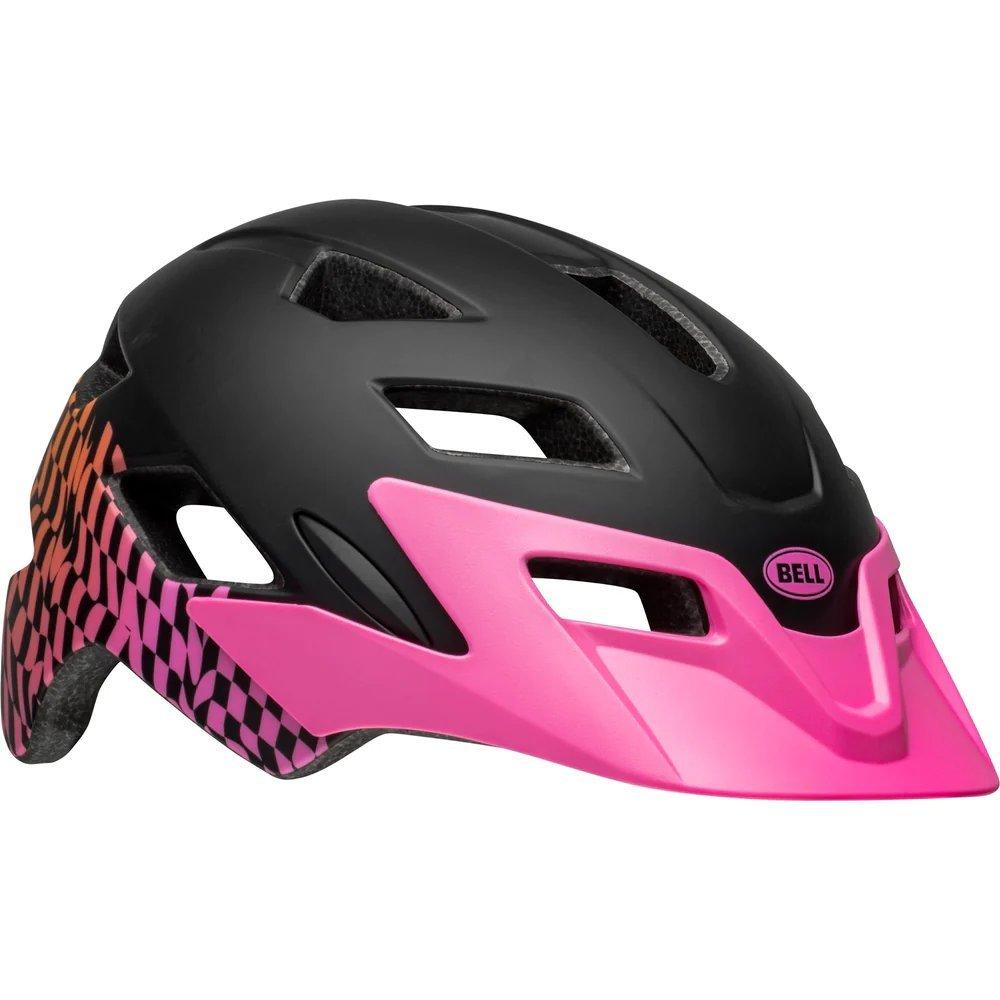 Kids' Sidetrack Helmet - Black / Pink