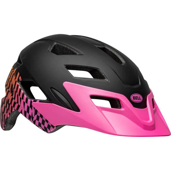 Kids' Sidetrack Helmet - Black / Pink