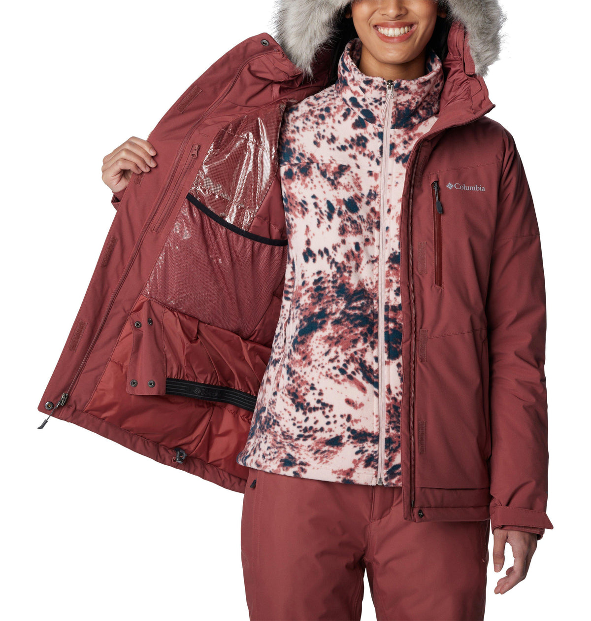 Women's Ava Alpine Waterproof Ski Jacket - Purple