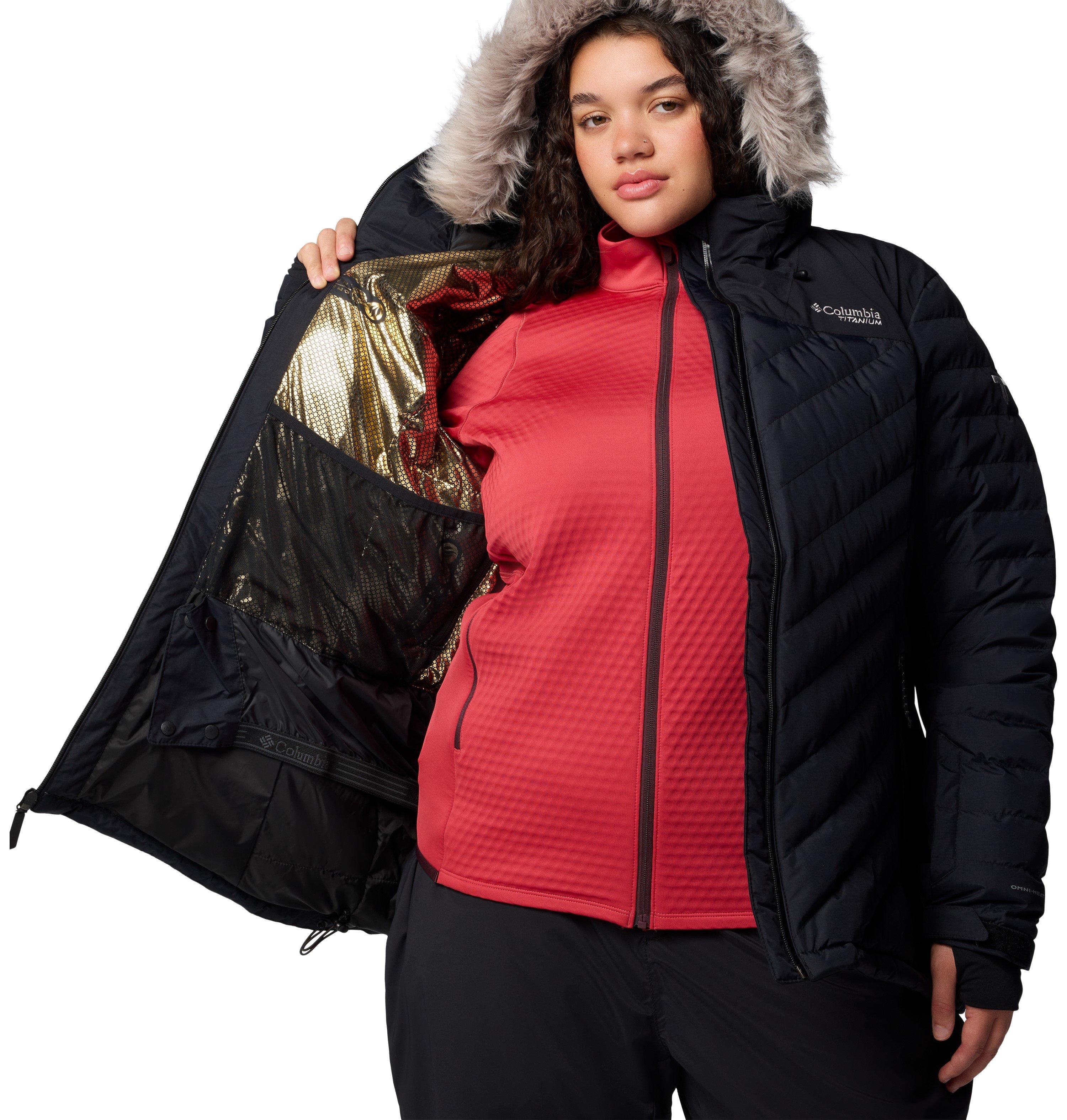 【美品 極暖 中綿】ビッグシルエット【2XL】Columbia スノージャケット Columbia Women's Bird Mountain II Ski Jacket - Black | Tiso