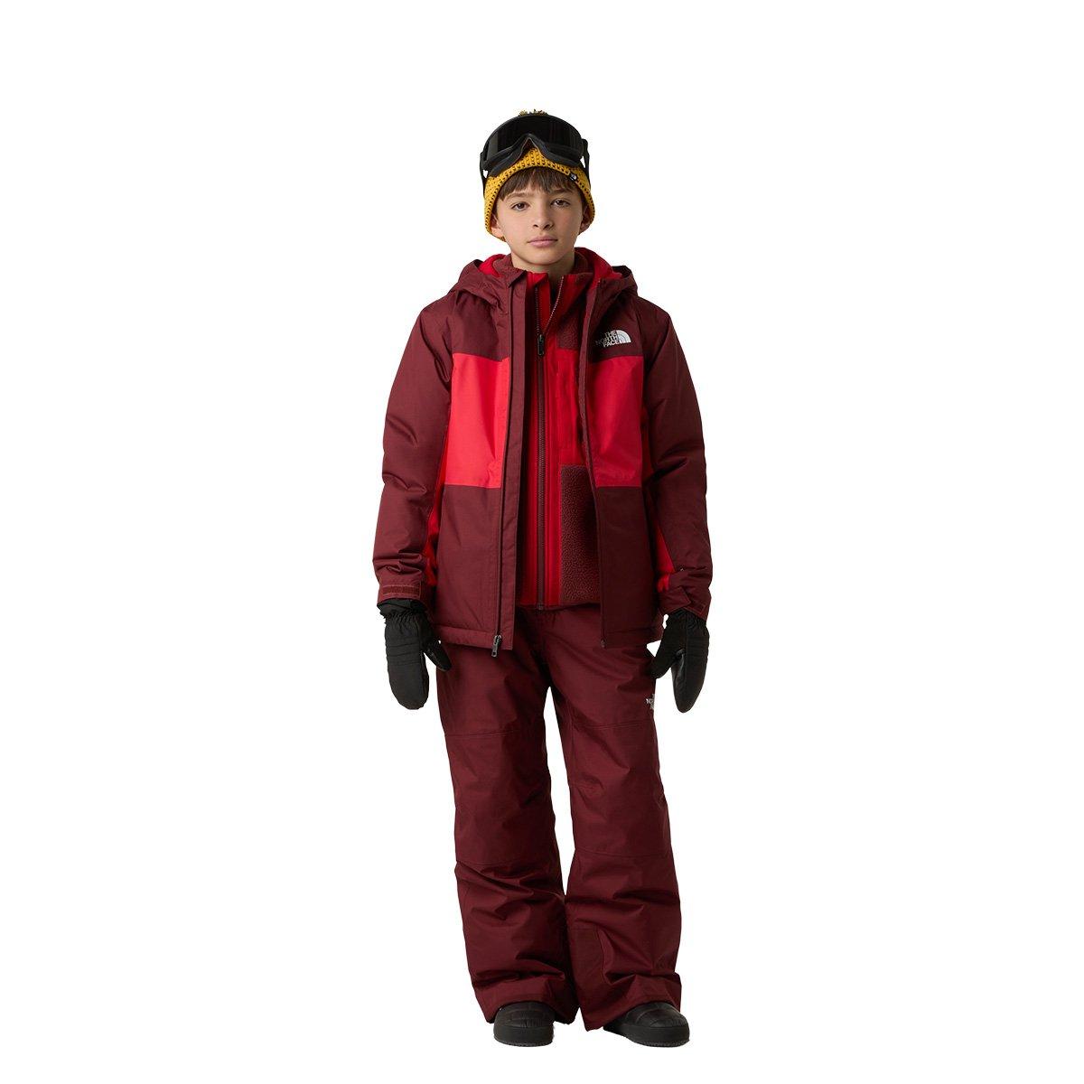 The North Face Kids' Freedom Insulated Ski Jacket - Red | Tiso