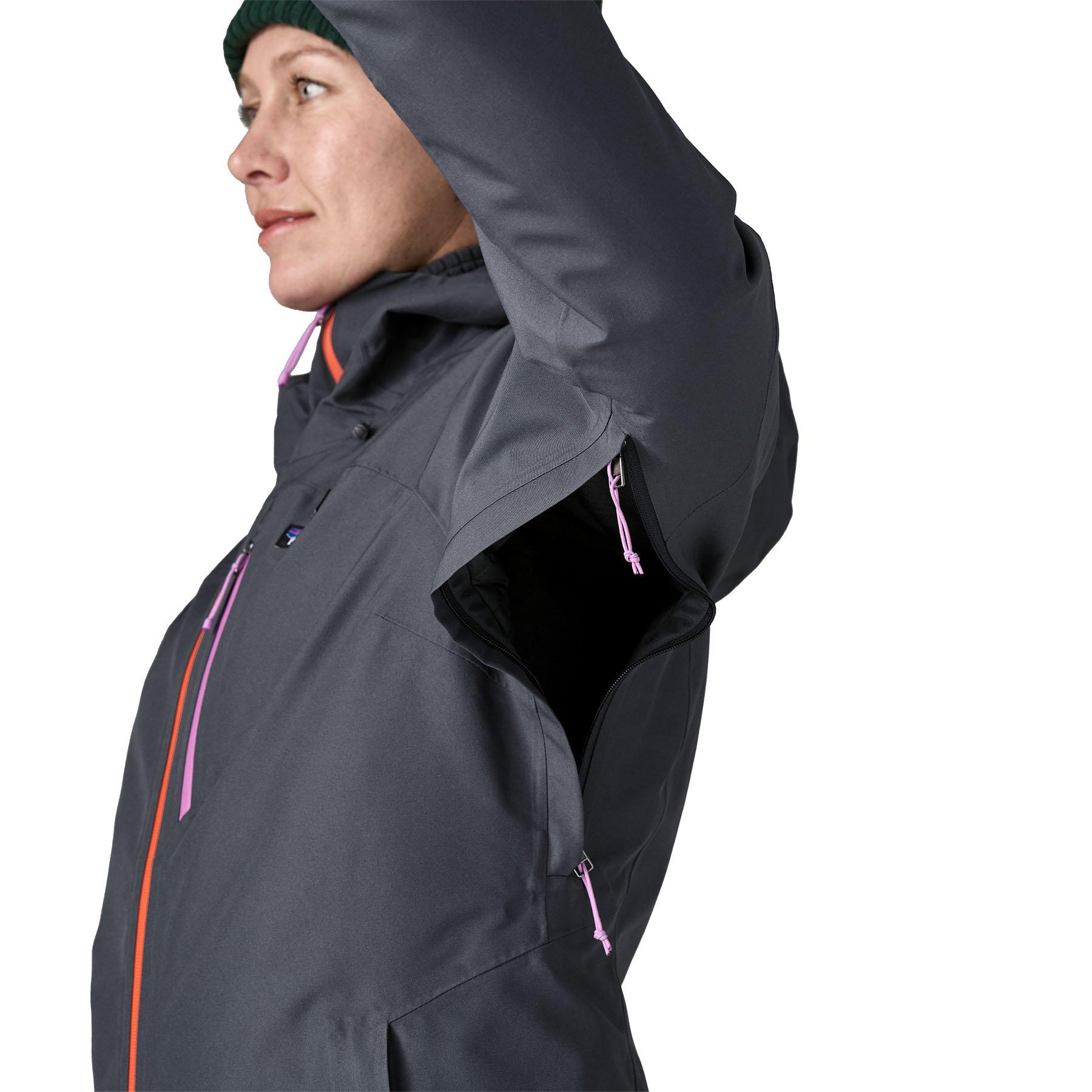 Women's Insulated Powder Town Ski Jacket - Grey