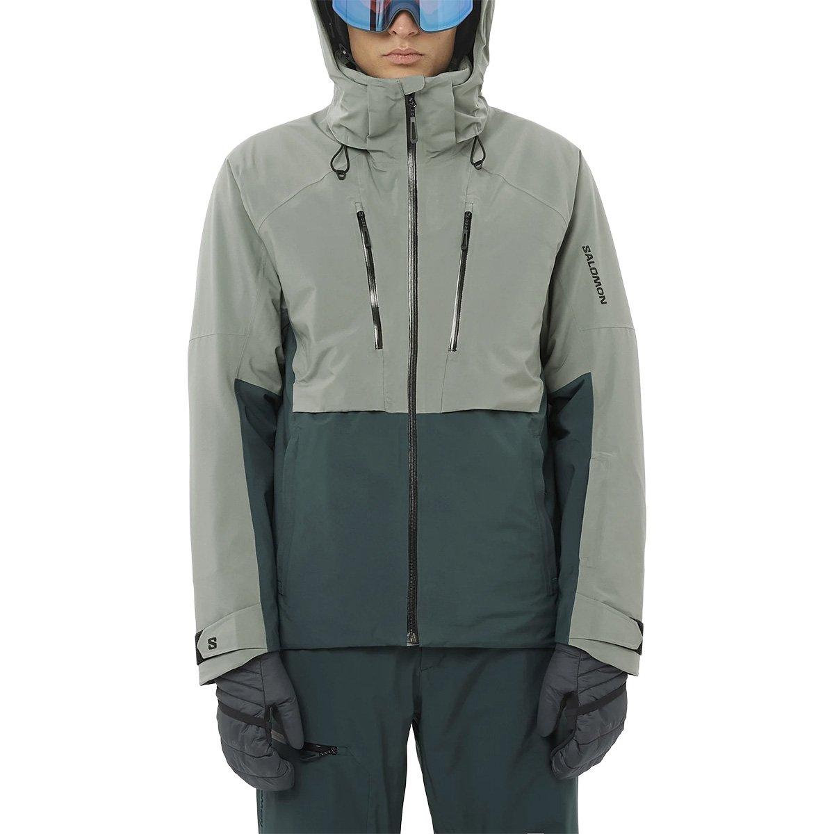 Salomon Men's Brilliant Insulated Ski Jacket - Green | Tiso