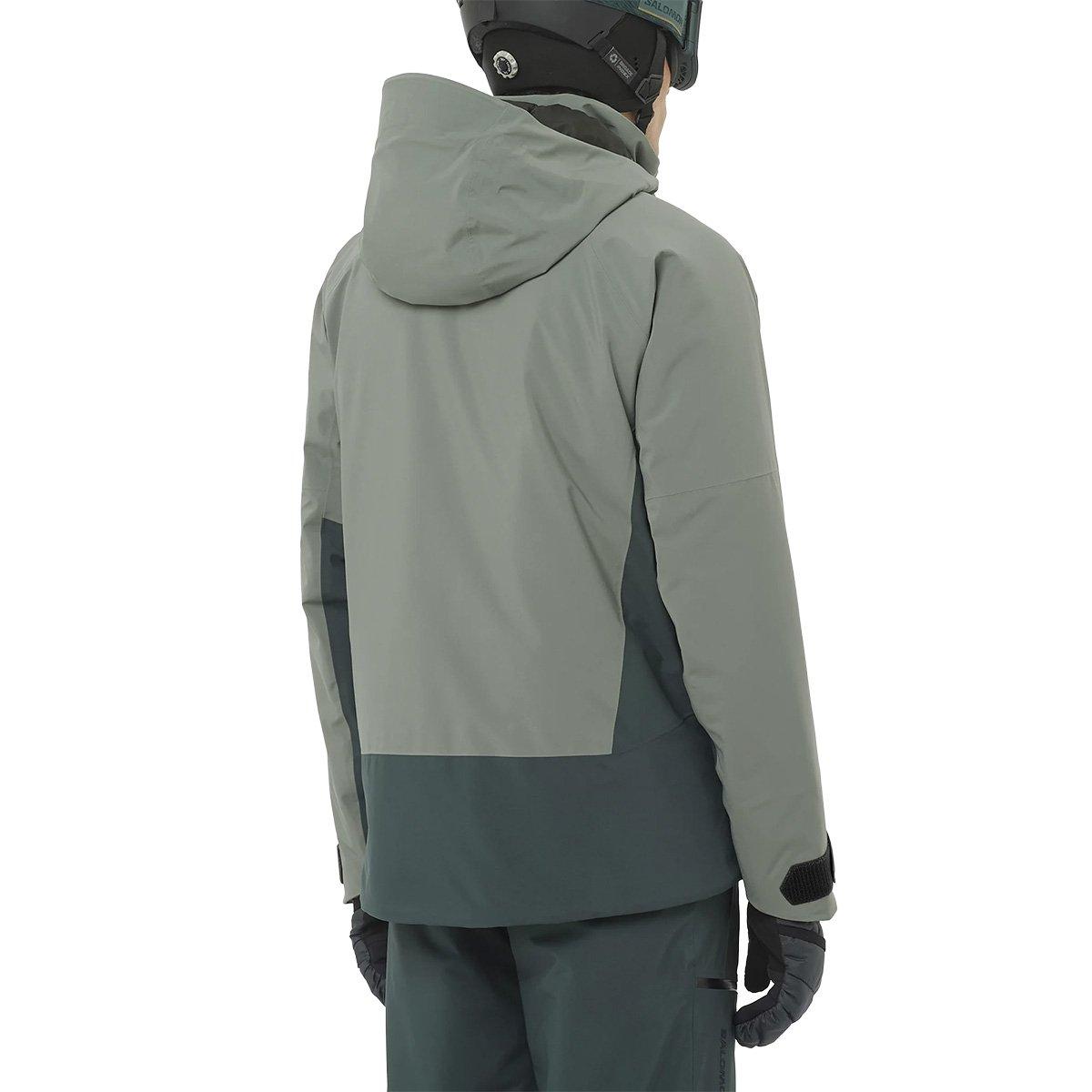 Salomon Men's Brilliant Insulated Ski Jacket - Green | Tiso