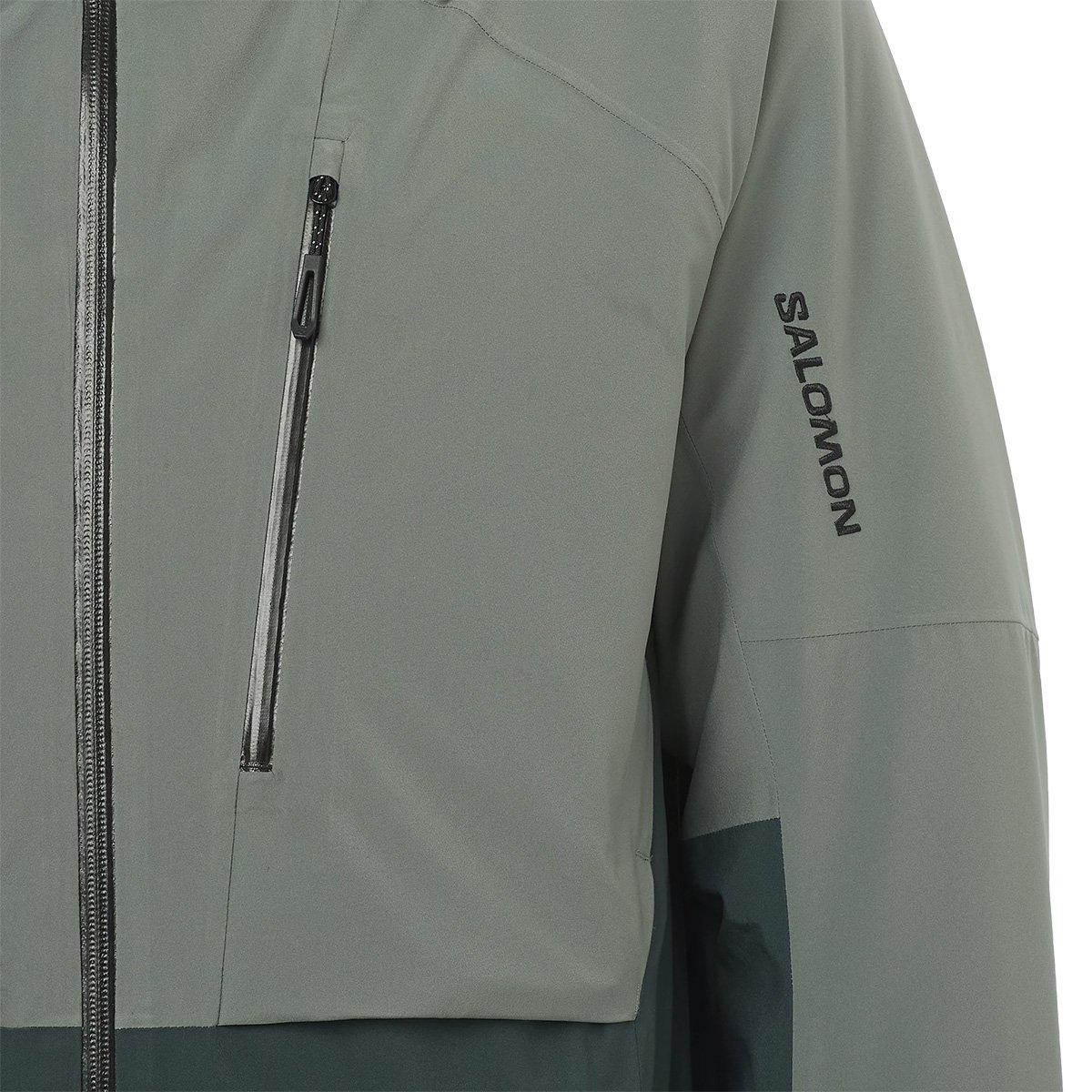 Salomon Men's Brilliant Insulated Ski Jacket - Green | Tiso