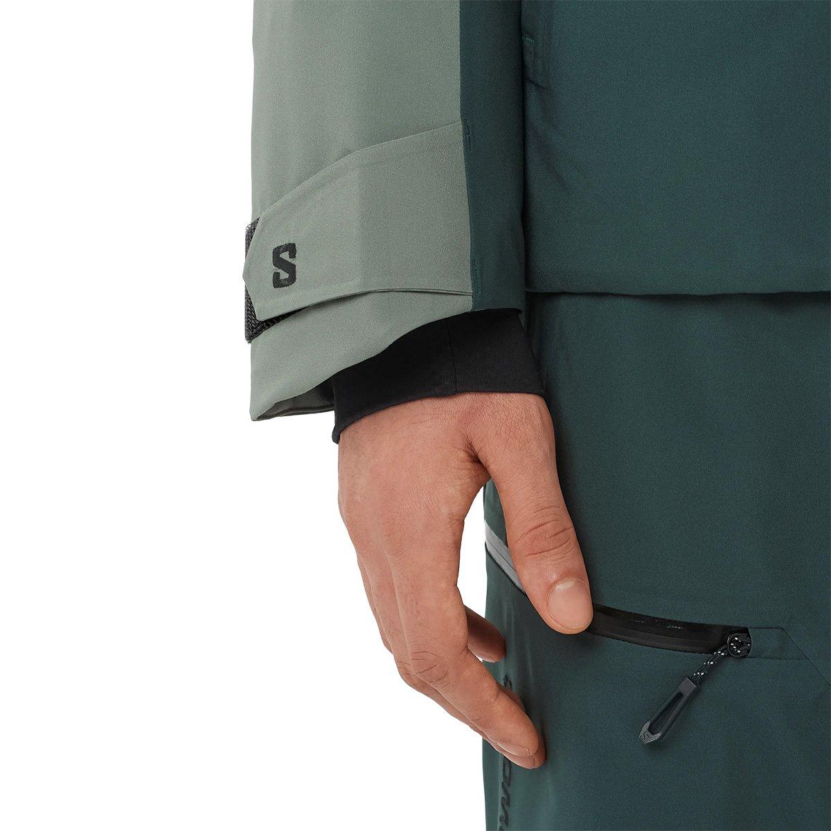 Salomon Men's Brilliant Insulated Ski Jacket - Green | Tiso