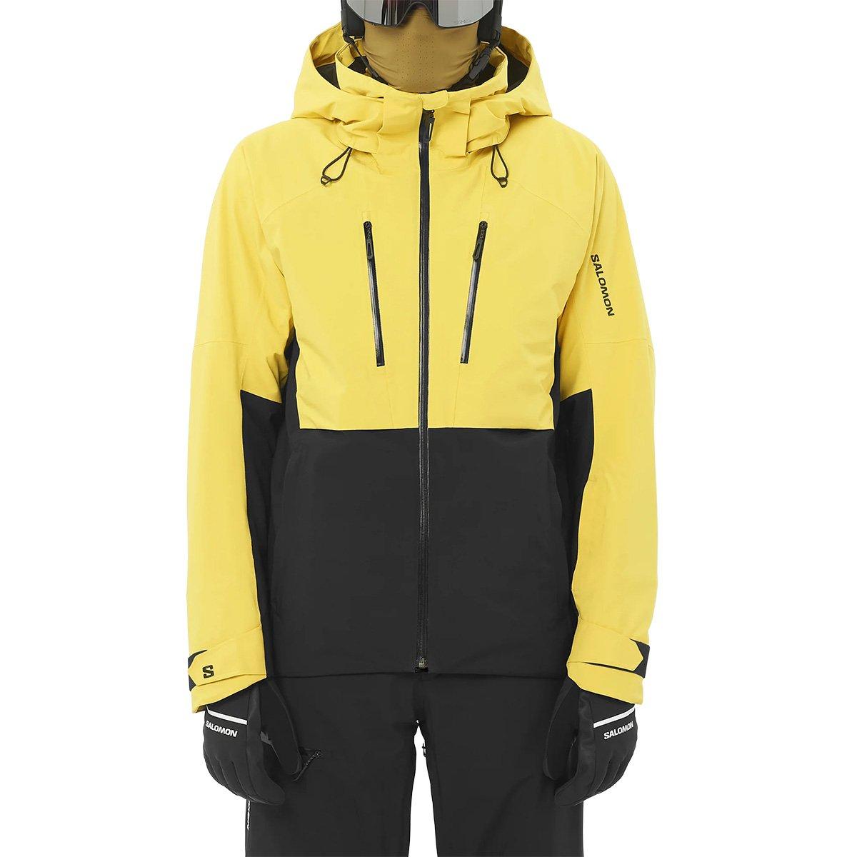 Salomon Men's Brilliant Insulated Ski Jacket - Yellow | Tiso