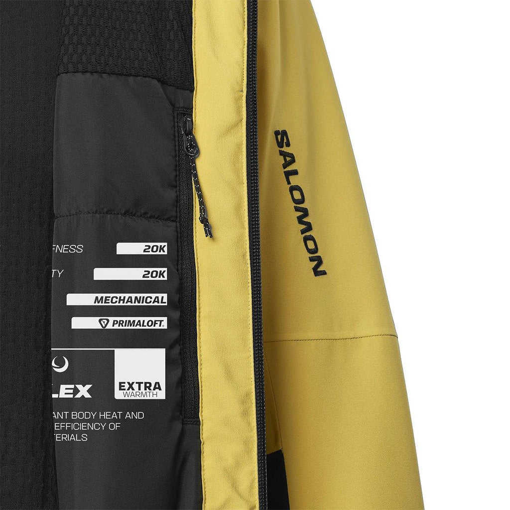 Men's Brilliant Insulated Ski Jacket - Yellow