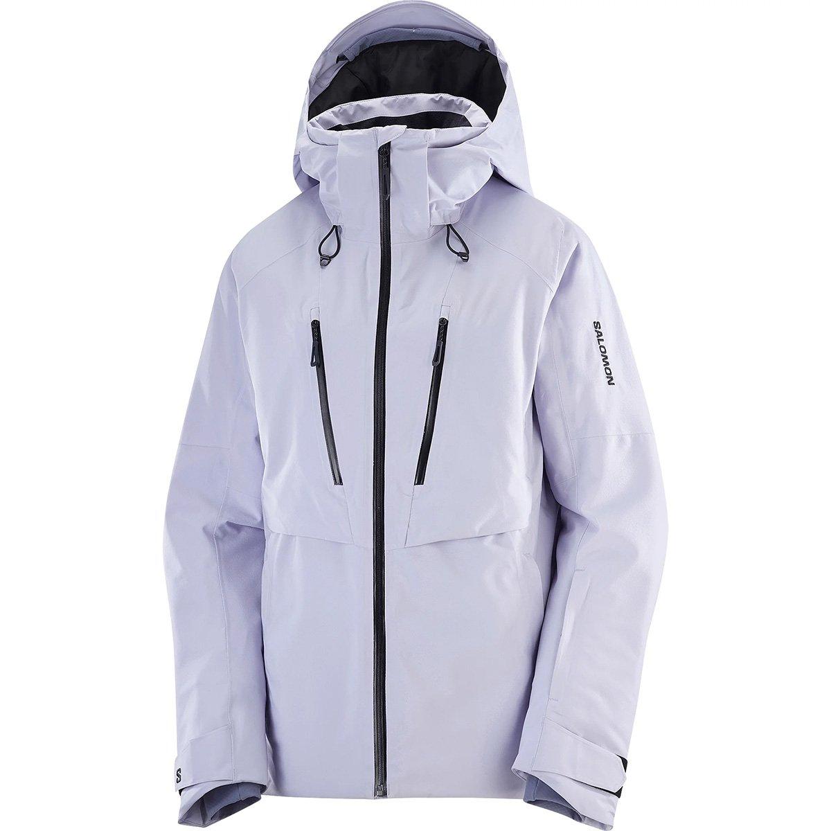 Salomon Women's Brilliant Insulated Ski Jacket - Purple | Tiso