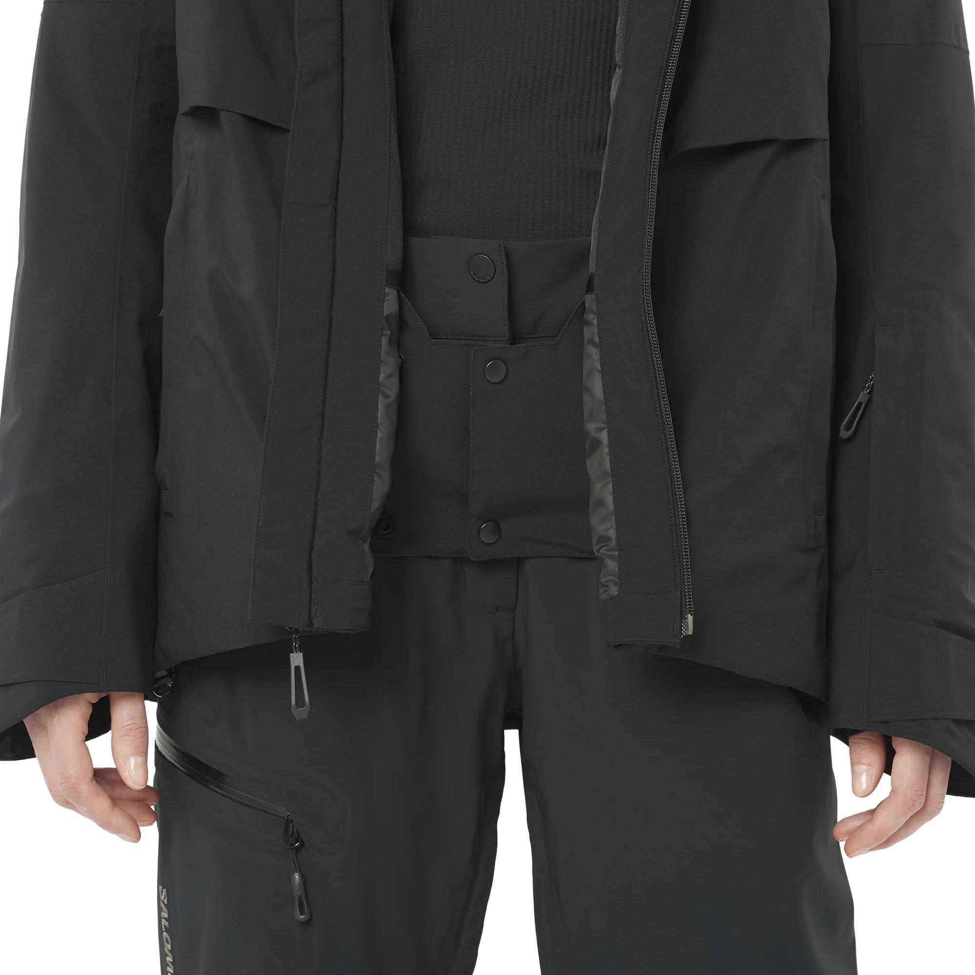 Salomon Women's Brilliant Insulated Ski Jacket - Black | Tiso