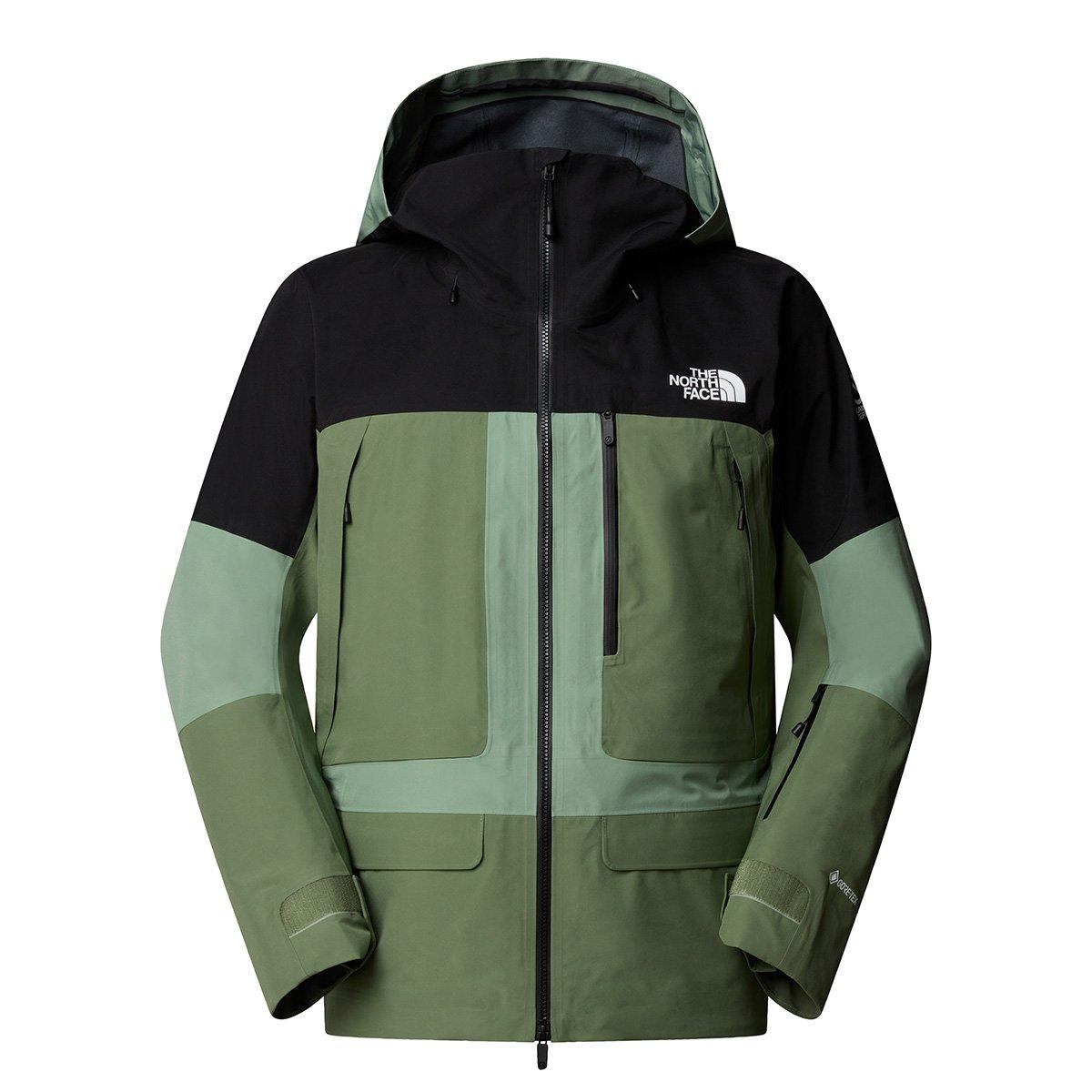 TNF Men's Summit Verbier GORE-TEX Jacket - Green / Black | Tiso