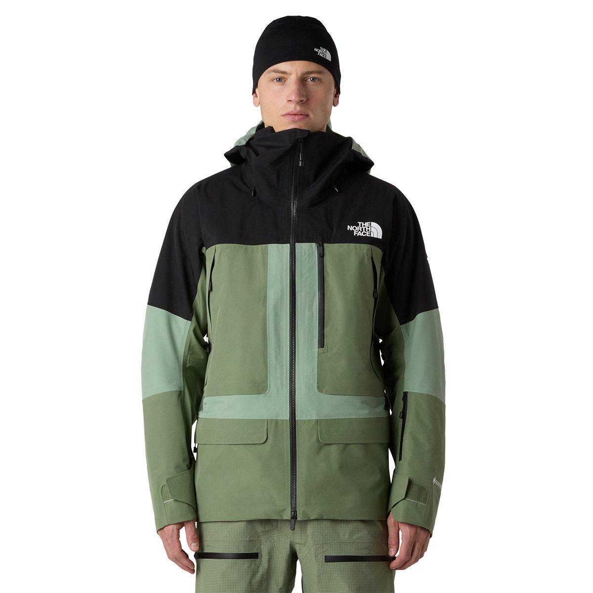 TNF Men's Summit Verbier GORE-TEX Jacket - Green / Black | Tiso