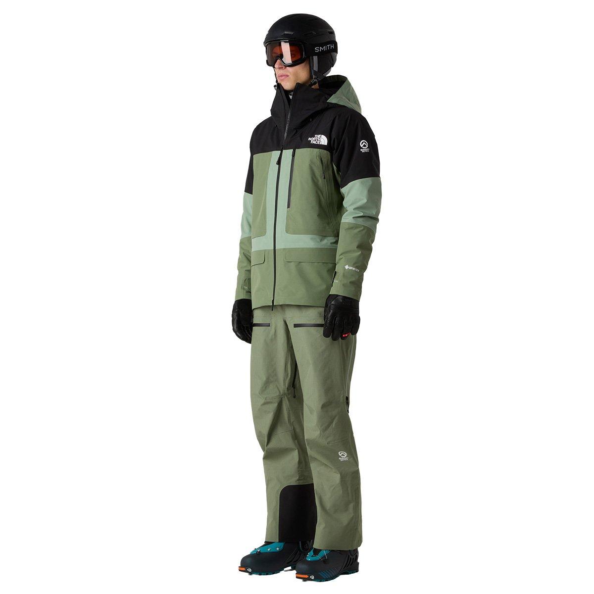 TNF Men's Summit Verbier GORE-TEX Jacket - Green / Black | Tiso