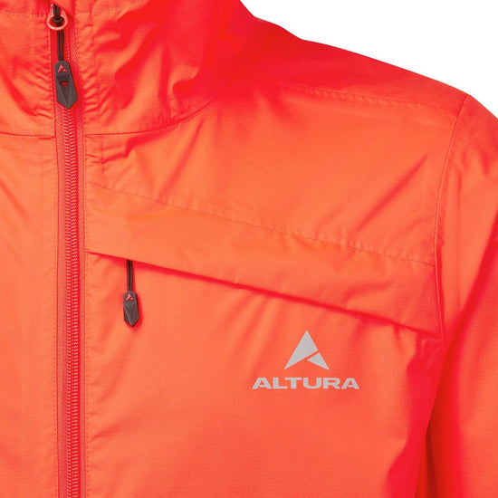 Men's Night Vision Nevis Waterproof Jacket - Red