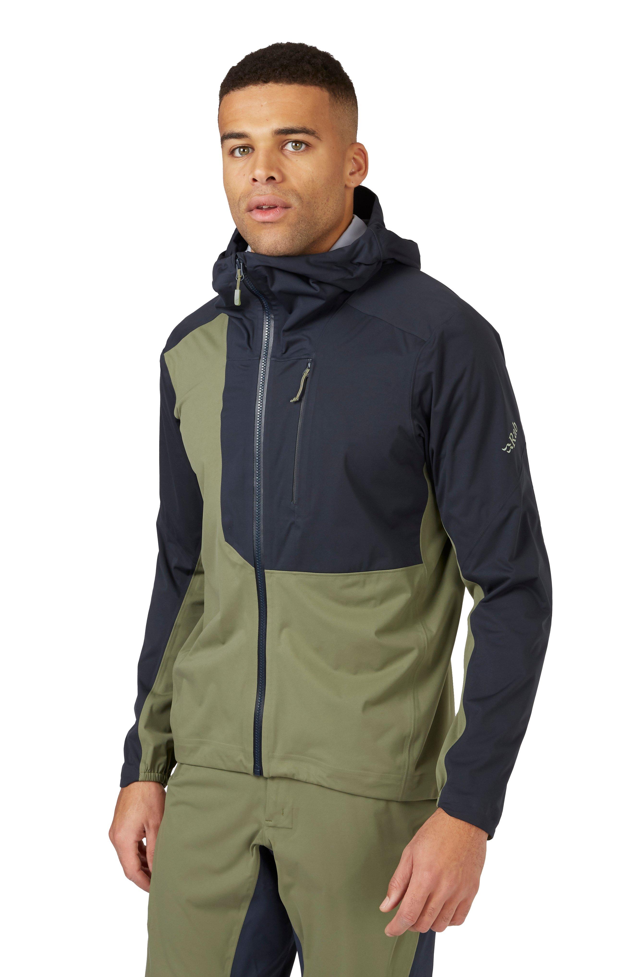 Men's Kinetic Waterproof Jacket - Khaki Beluga