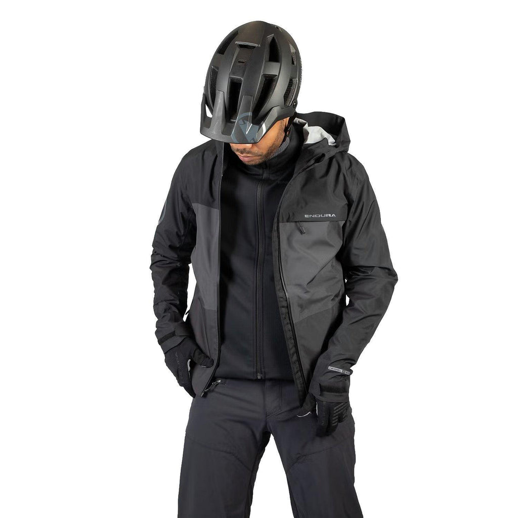 Men's Singletrack Waterproof Jacket II - Black