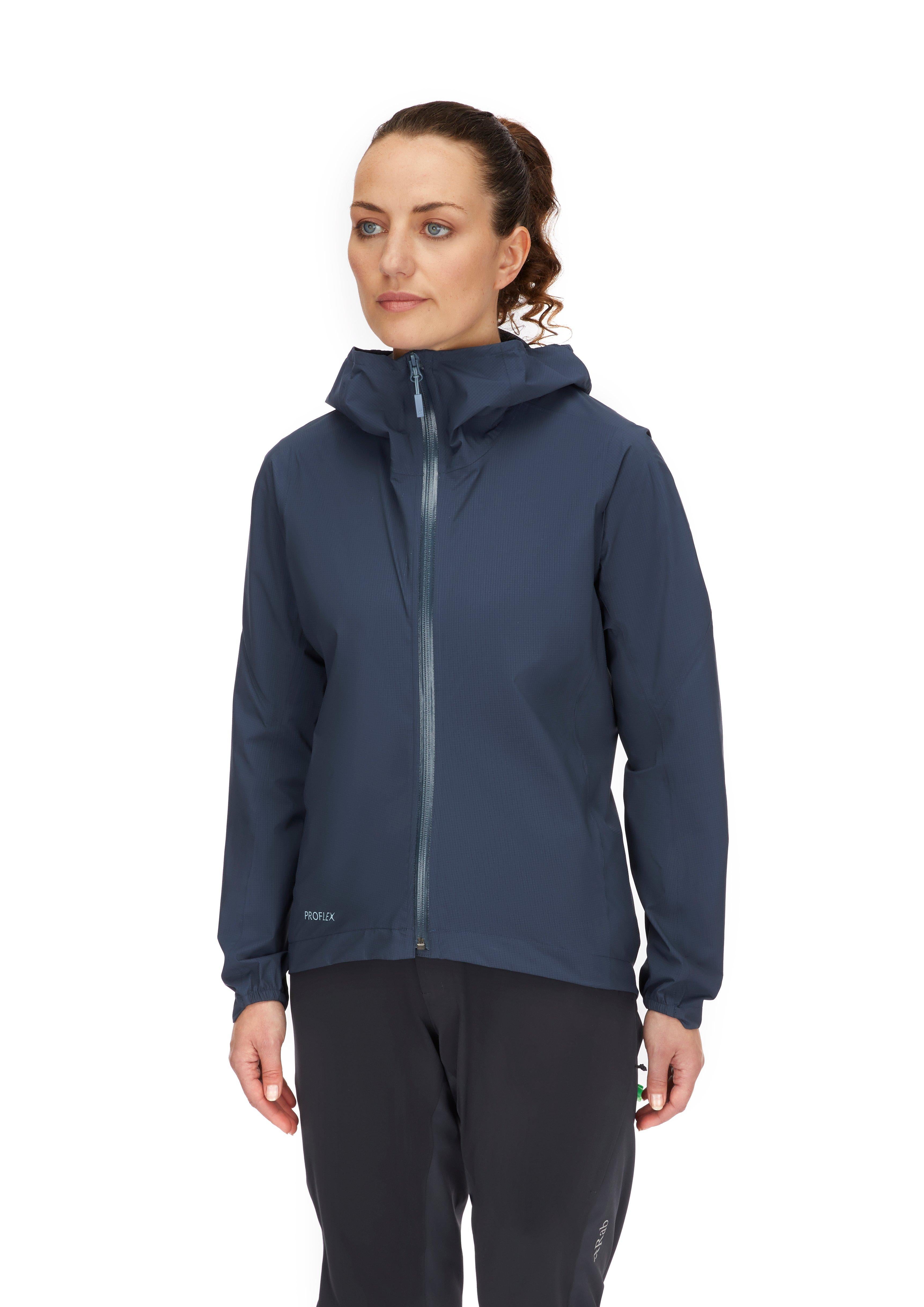 Women's Downpour Light Waterproof Jacket - Navy