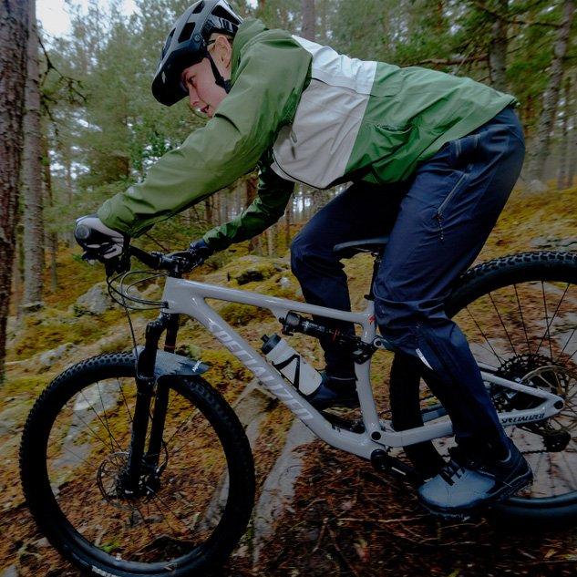 Women's SingleTrack Waterproof Cycling Jacket II - Green