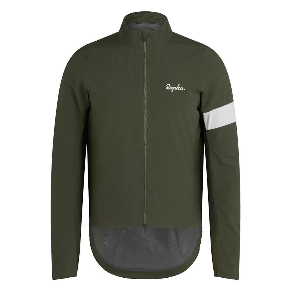 ラファ Core レインジャケットⅡ オリーブグリーン Rapha Men's Core Rain Jacket - Green | Tiso