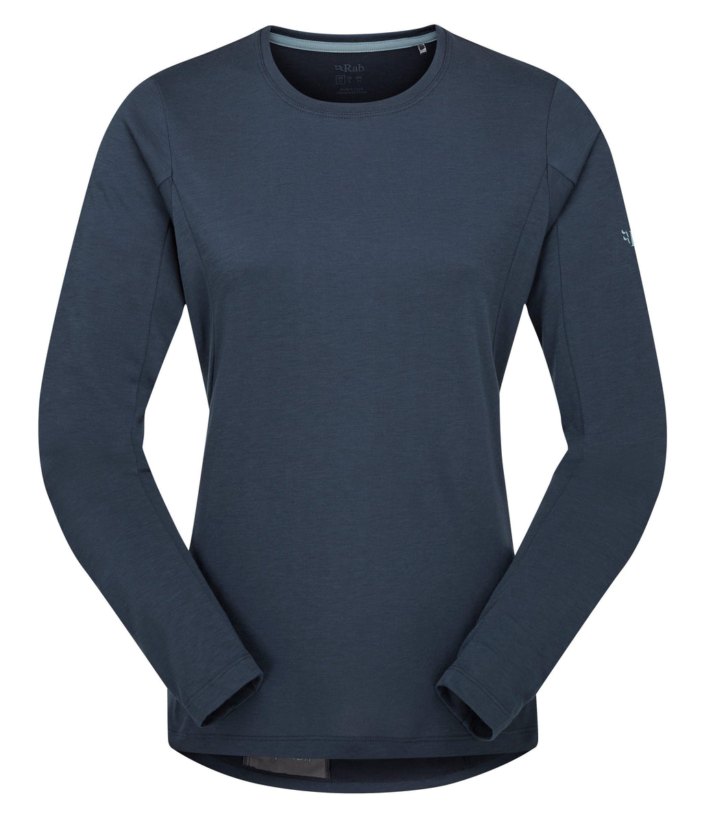 Women's Crimp Long-Sleeve Tee - Navy