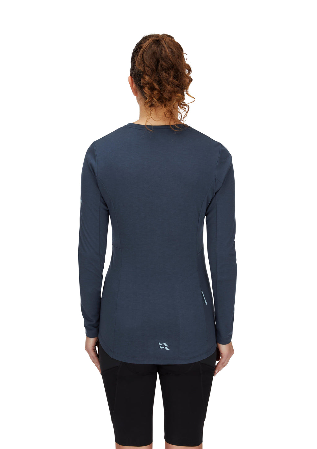 Women's Crimp Long-Sleeve Tee - Navy