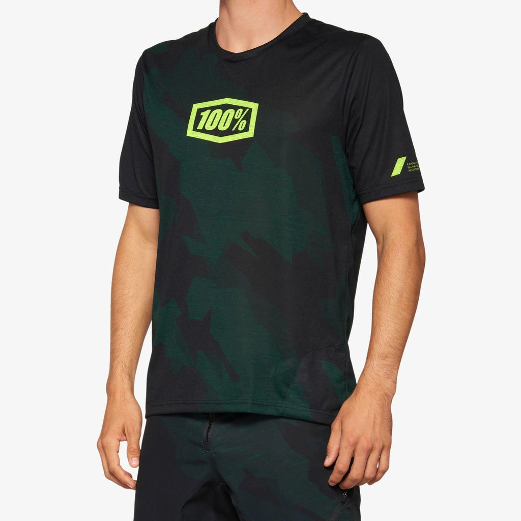 Men's Airmatic LE Short Sleeve Jersey - Black / Camo